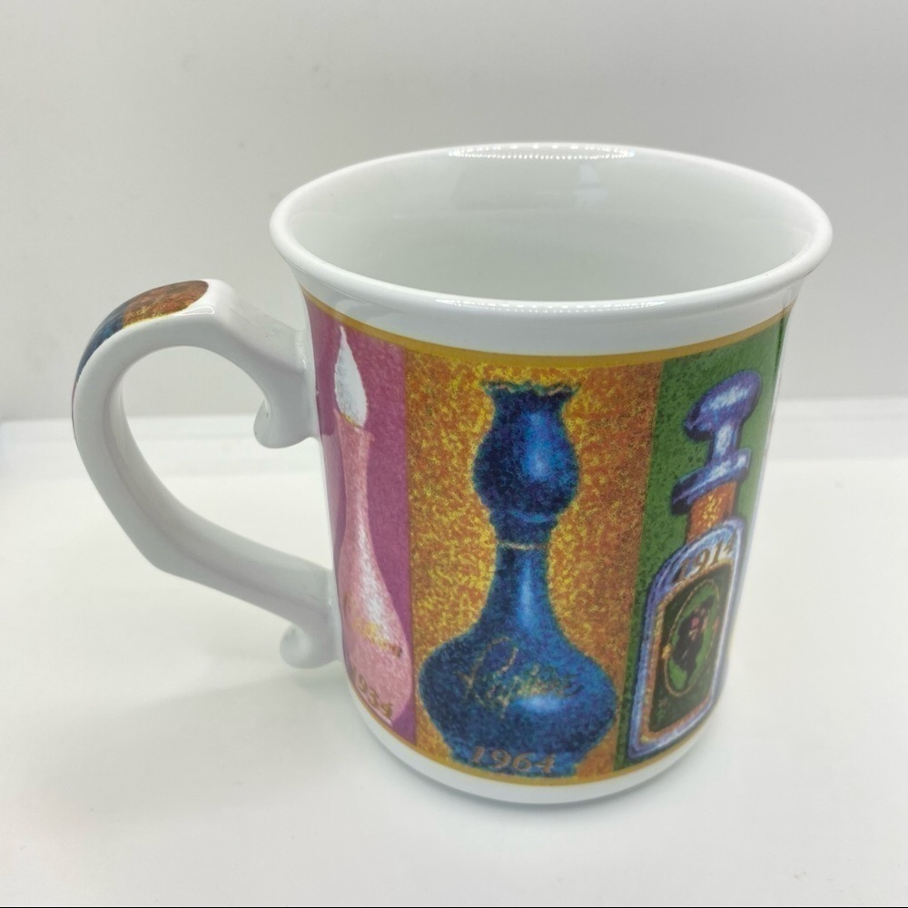 𝅺Avon Commemorative Porcelain Mug "1998" Perfume Bottles Vintage New In Box